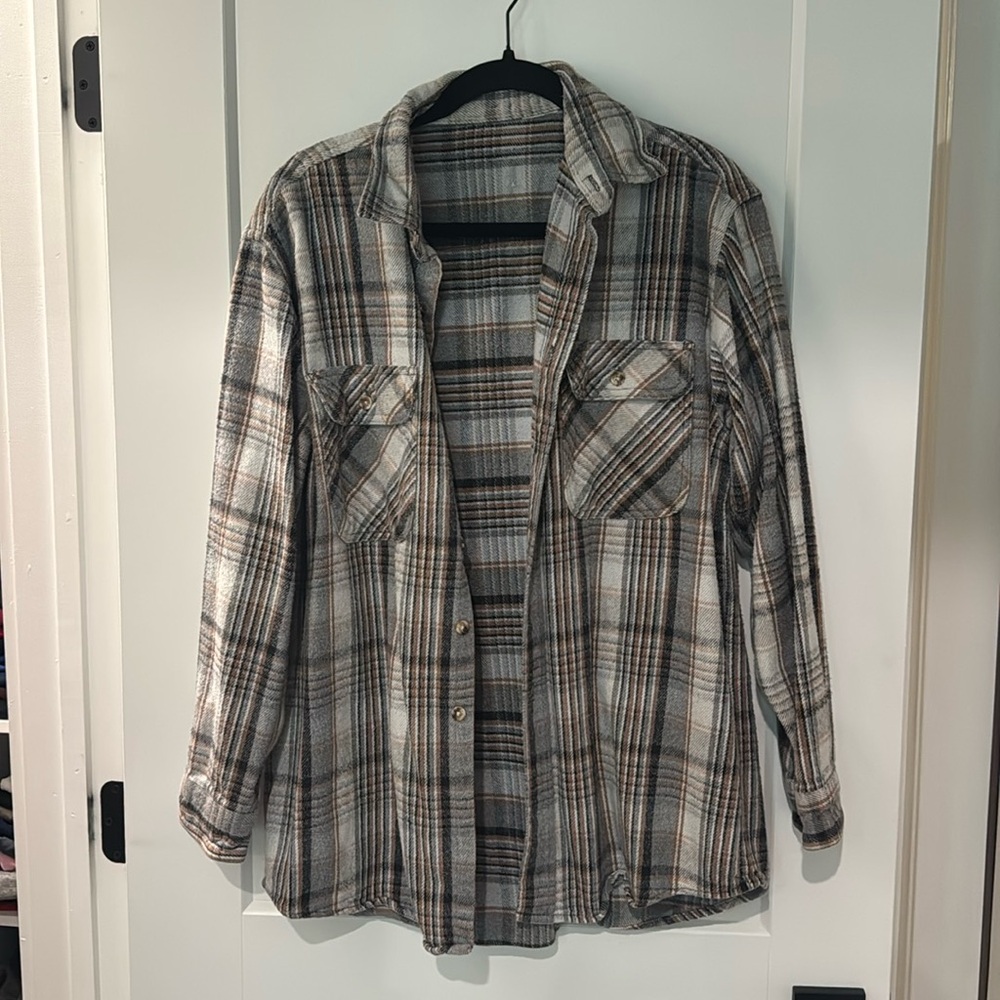Urban Outfitters Urban Renewal Flannel - One Size
